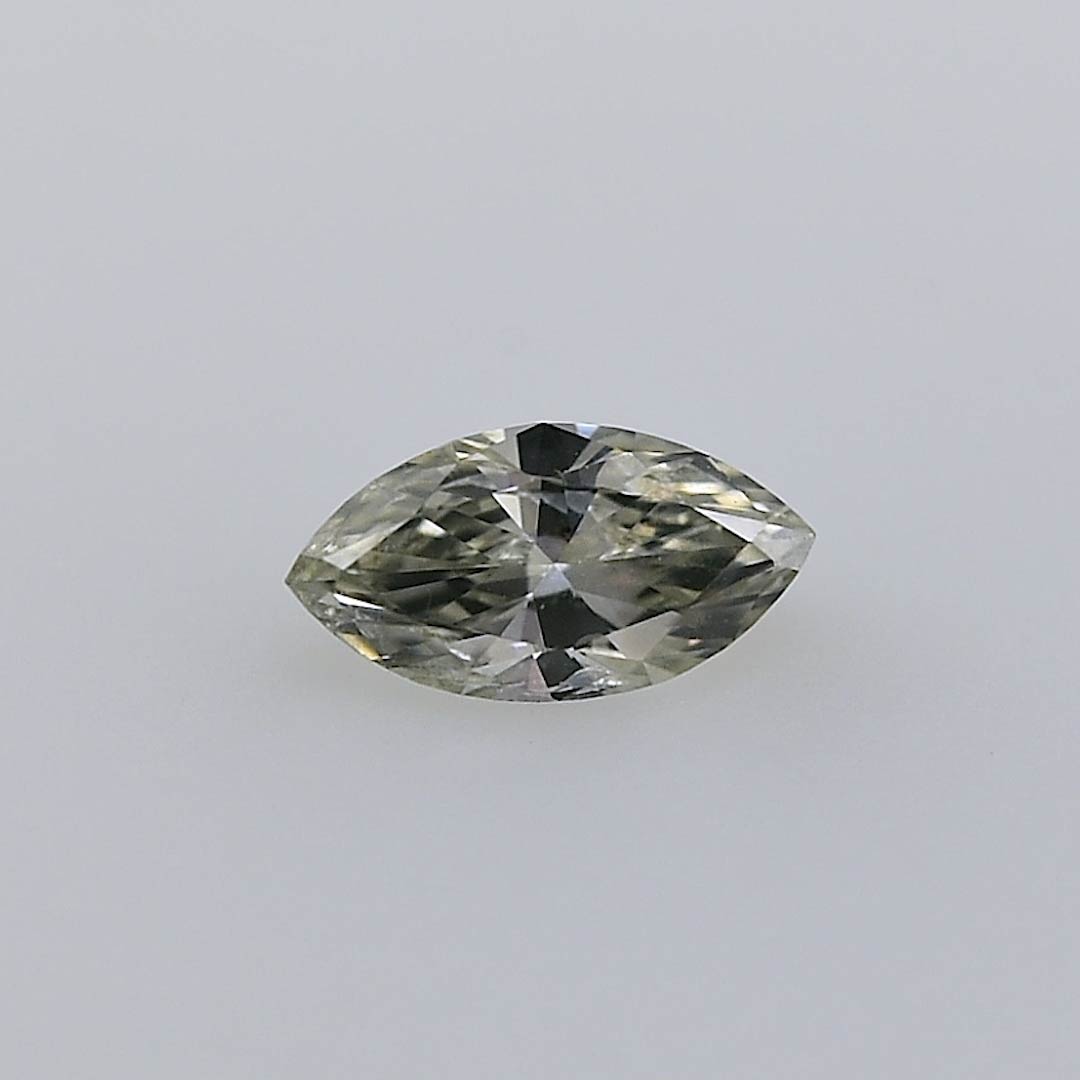 0.39 carat, Fancy Light Gray Diamond, Marquise Shape, I1 Clarity, GIA ...
