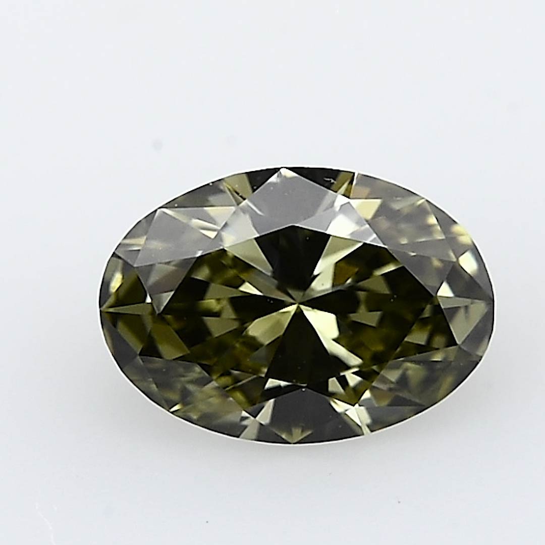 0.50 carat, Chameleon Diamond, Oval Shape, VS1 Clarity, GIA, SKU 416344