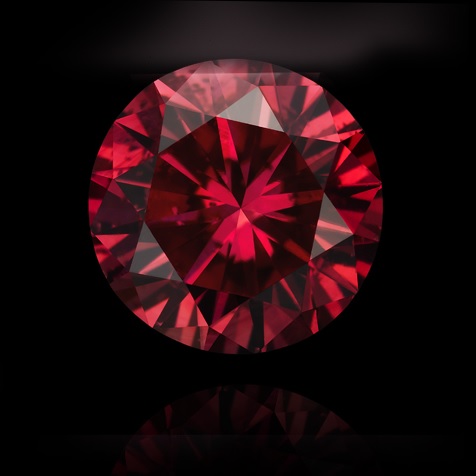 red round diamond