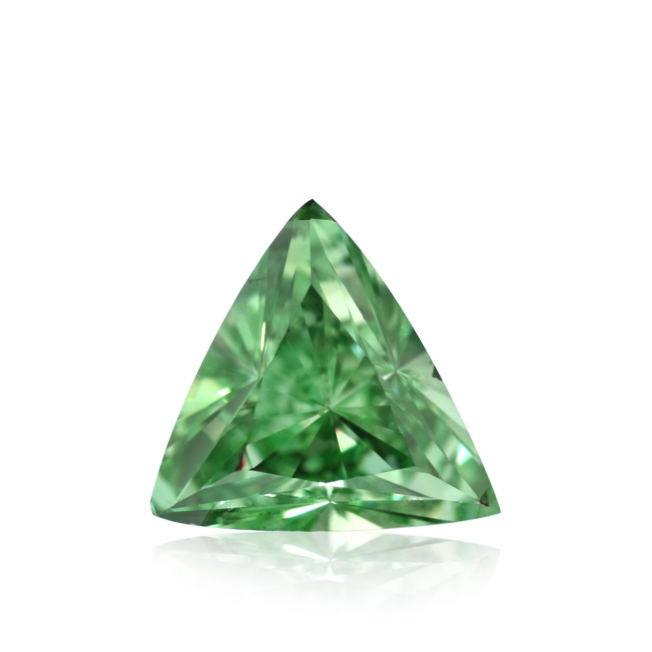 0.55 carat, Fancy Intense Green Blue Diamond, Cushion Shape, SI2 Clarity,  GIA, SKU 401707