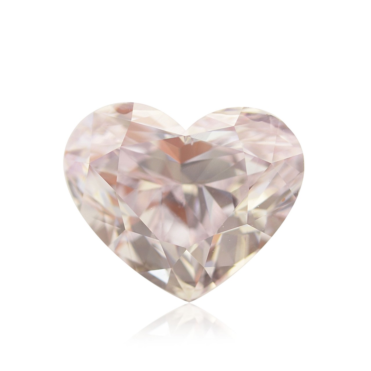 Pink heart sale diamond