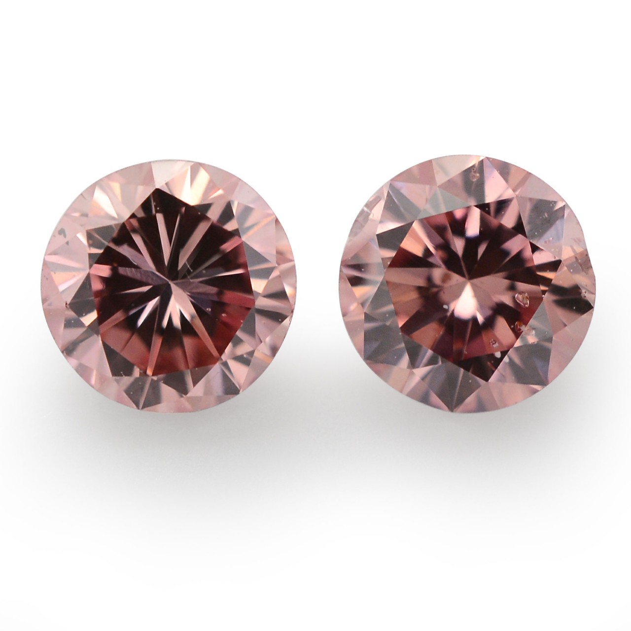 0.50 carat, Fancy Intense Pink Diamonds, Round Shape, I1 Clarity