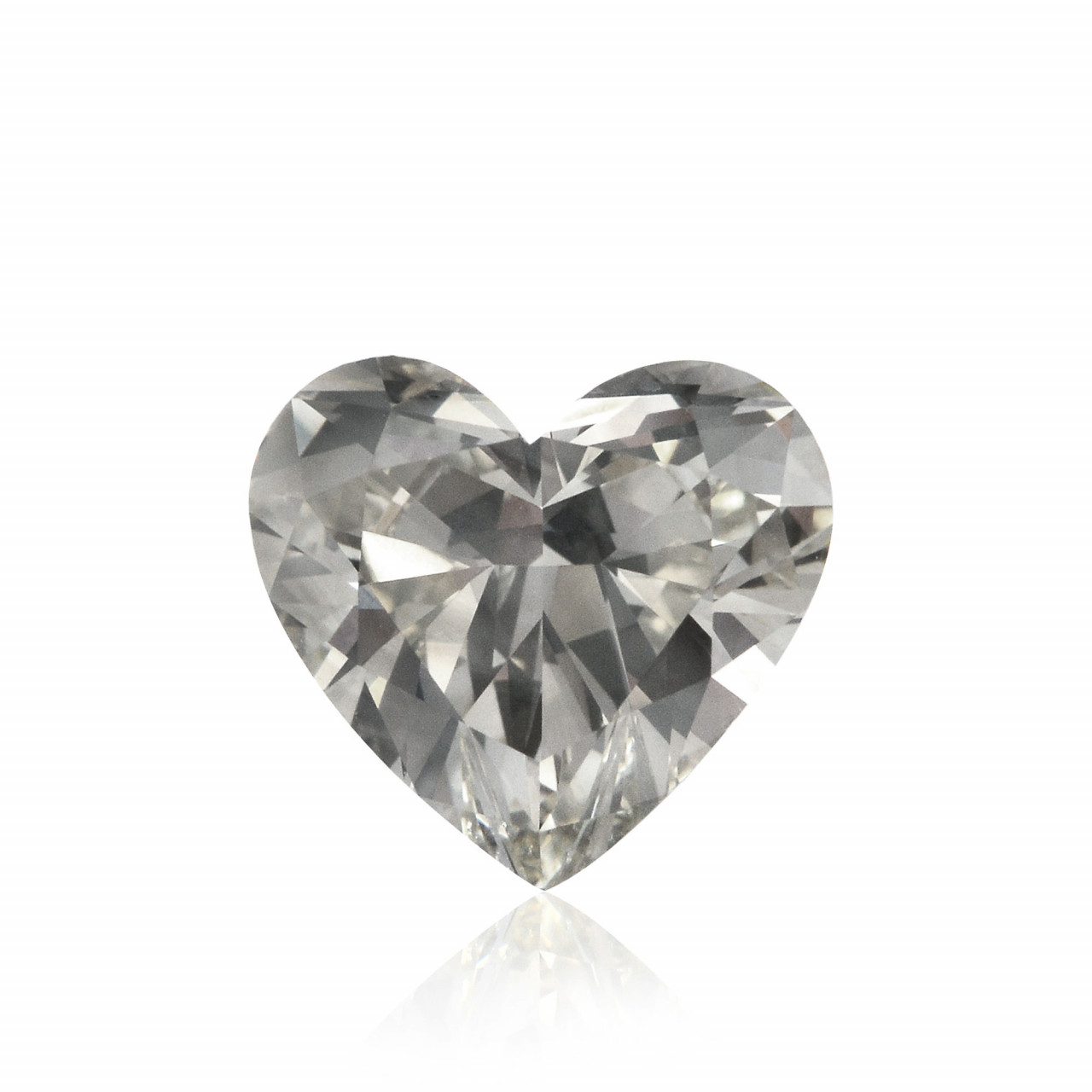 2.01 carat, Fancy Light Gray Diamond, Heart Shape, SI2 Clarity ...