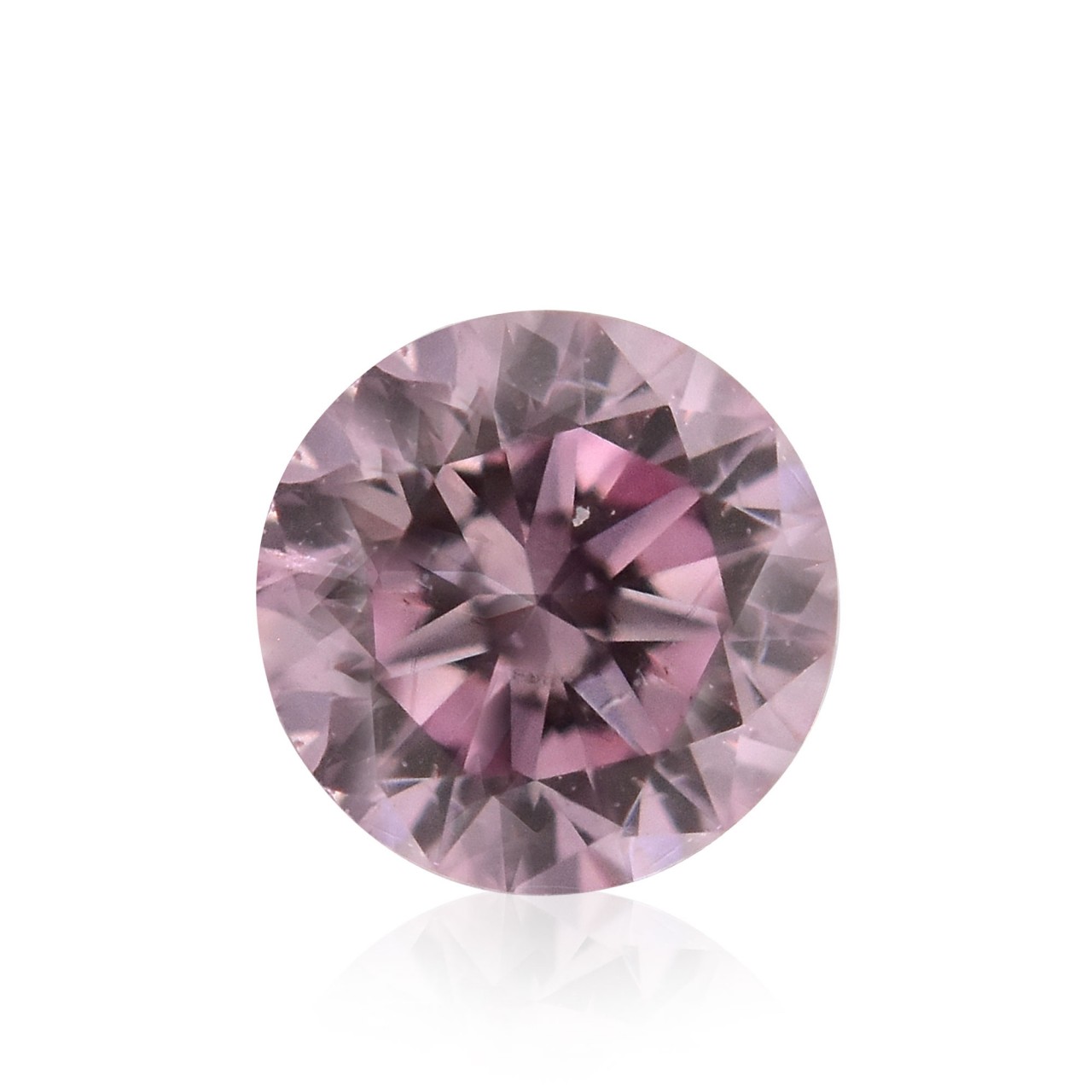 0.15 carat, Fancy Pink Diamond, Round Shape, SI2 Clarity, GIA, SKU