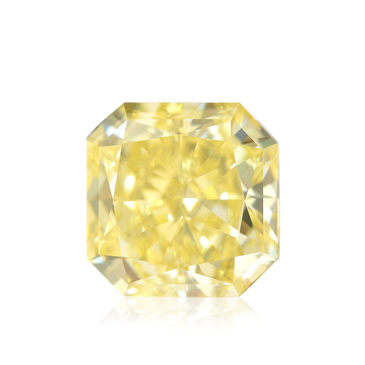 2.02 carat, Fancy Yellow Diamond, Radiant Shape, VS1 Clarity, GIA