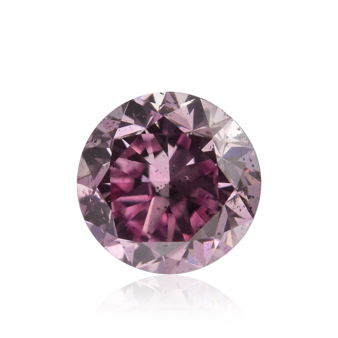 GIA Certified 3.15 Carat Fancy Pink Purple Heart Diamond Ring in