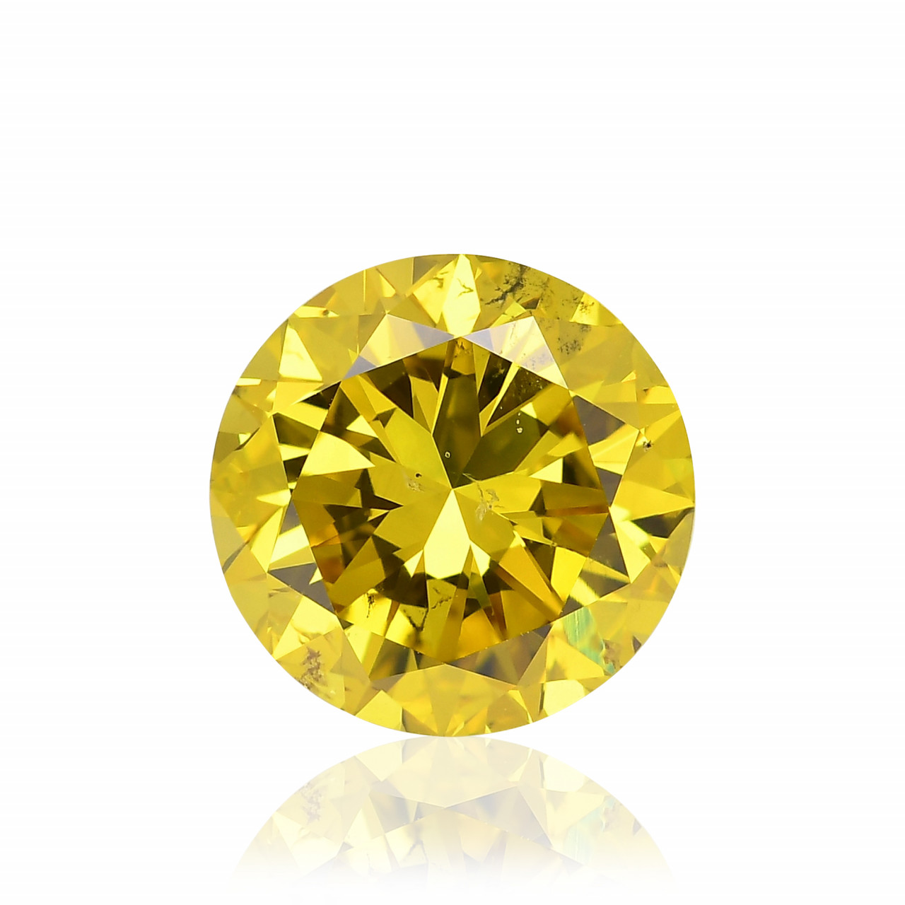 yellow diamond round