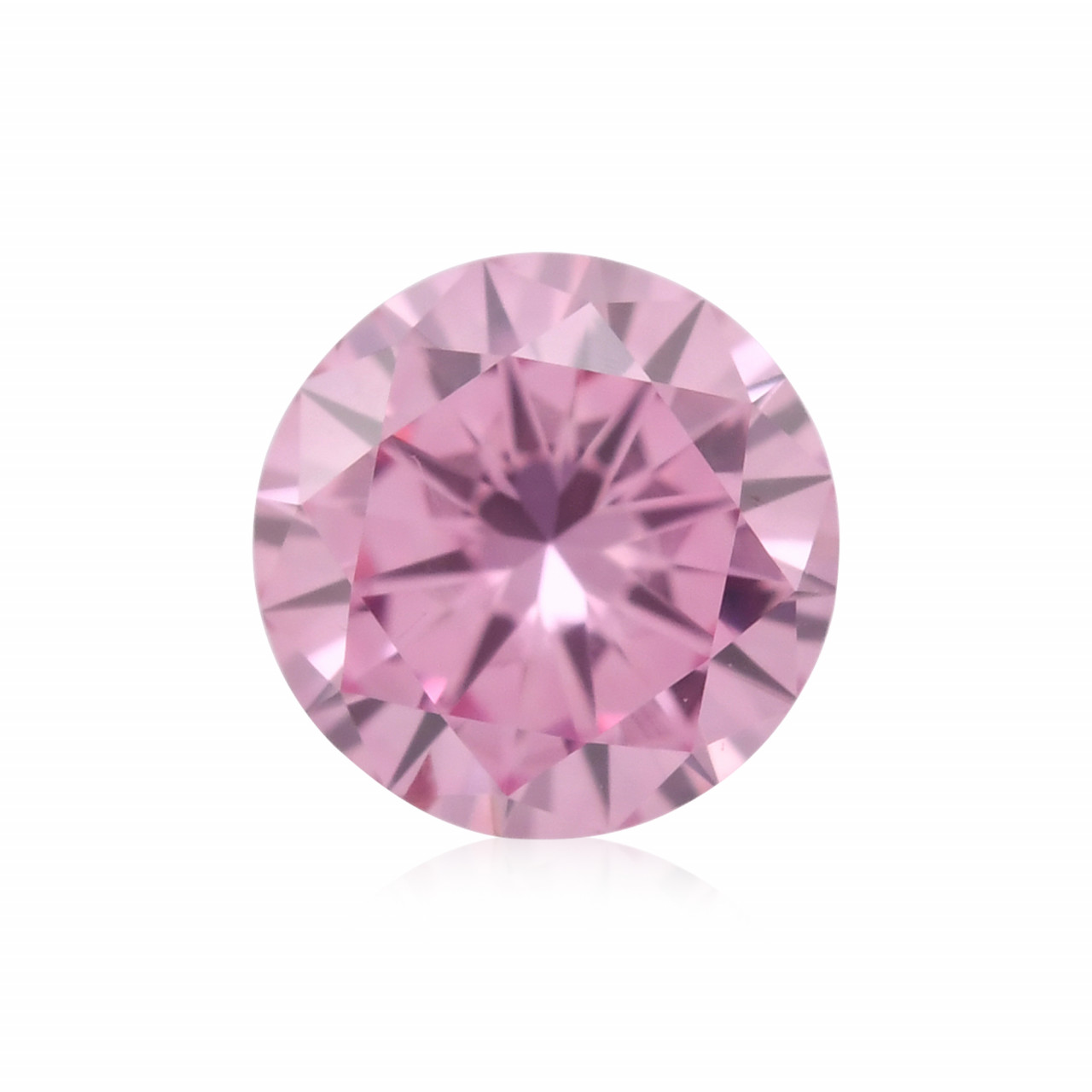 0.23 carat, Fancy Intense Purplish Pink Diamond, Round Shape, SI1 Clarity,  GIA, SKU 449163