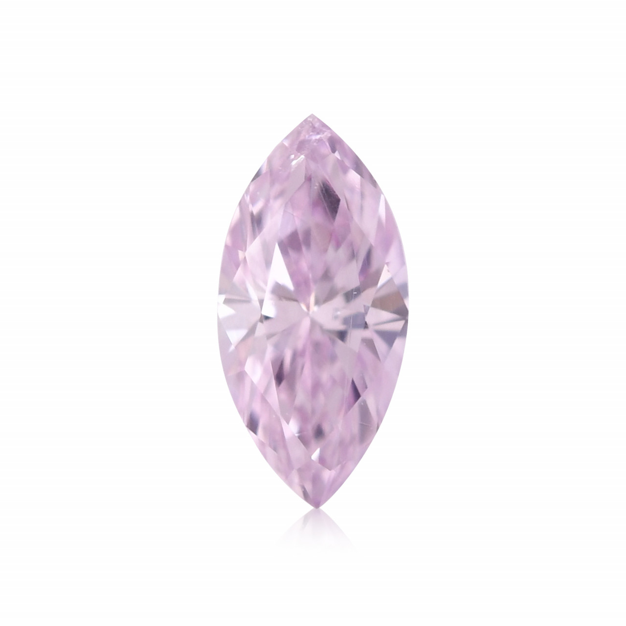 0.09 carat, Fancy Pink Purple Diamond, Marquise Shape, (VS2