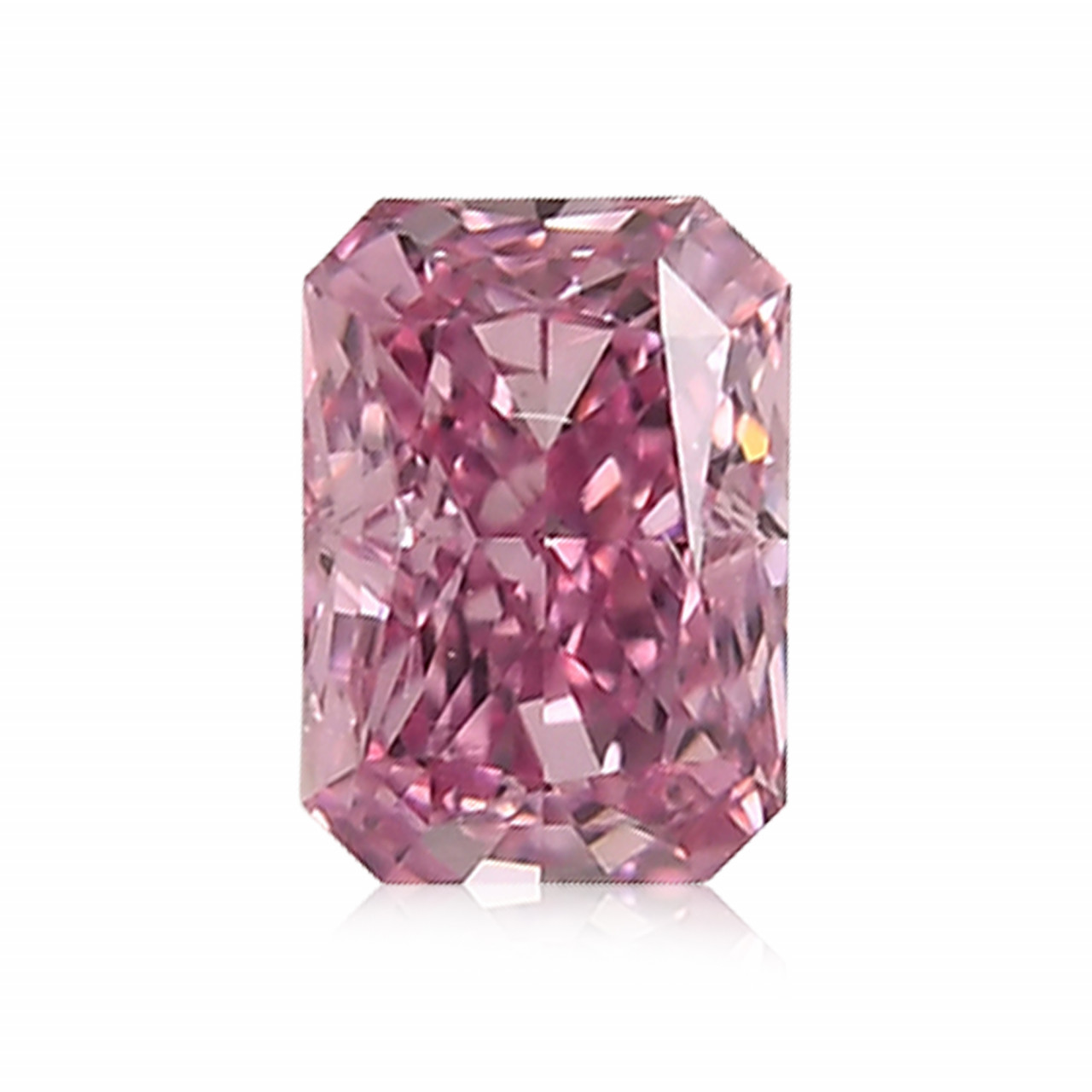 fancy intense purple pink 0.084ct ピンクダイヤ - その他