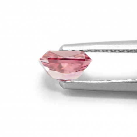 0.70 carat, Fancy Vivid Pink Diamond, 4P, Radiant Shape, SI2 Clarity ...