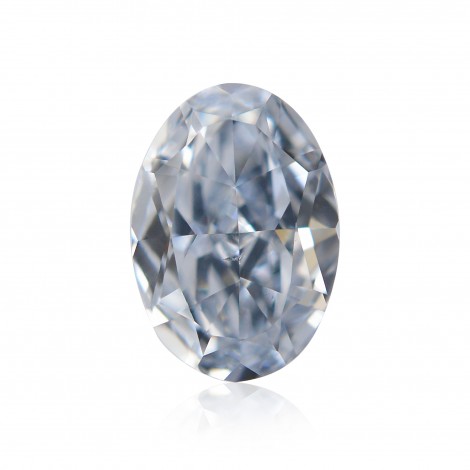 0.29 carat, Fancy Blue Diamond, Oval Shape, VS2 Clarity, GIA, SKU 319048