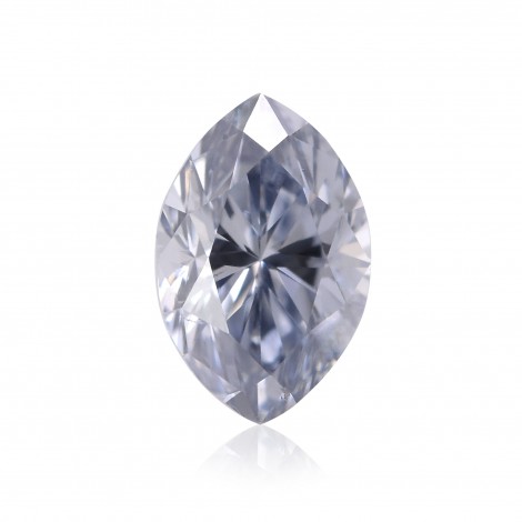 I2 3.79 mm Diamant  bleu Brillant Fancy Deep Blue 0.2 ct