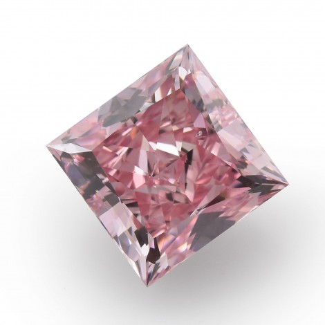 1.45 carat, Fancy Intense Pink Diamond, 7BP, Princess Shape, VS2 ...