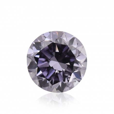 0.13 carat, Fancy Grayish Violet Diamond, Round Shape, (SI2 ...