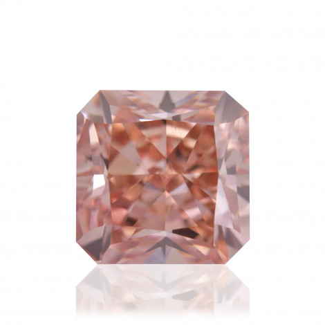 orangy pink diamond