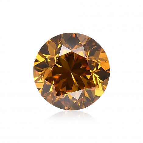 0.15 Cts Orange Yellow Diamond For Ring Diamond Orange Yellow Diamond Fancy Diamond Natural Diamond Round Diamond Free Shipping