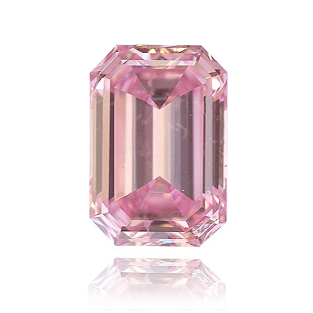 0.25 carat, Fancy Intense Purplish Pink Diamond, 5PP, Emerald 