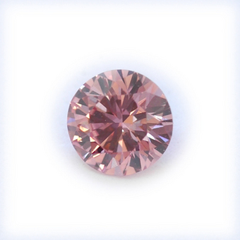 0.11 carat, Fancy Intense Purplish Pink Diamond, Round Shape, VS1 Clarity,  SKU L1041-