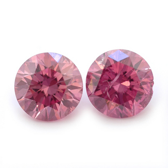 0.67 carat, Fancy Intense Purplish Pink Diamond, Round Shape, I1 