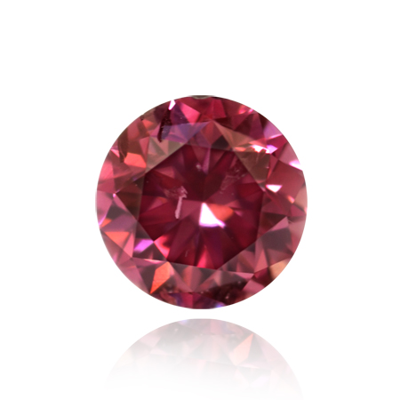 0.29 carat, Fancy Vivid Purplish Pink Diamond, 1PP, I1 Clarity, GIA 