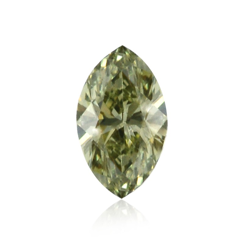 Fancy Deep Yellowish Grayish Green Diamond