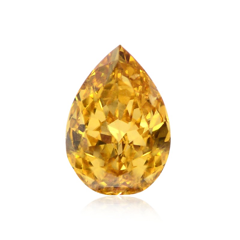 Fancy Vivid Yellow Orange Diamond