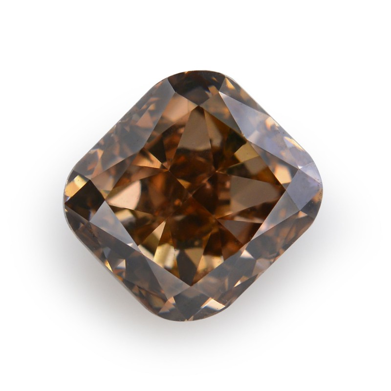 Brown diamonds. Радиант огранка камня.