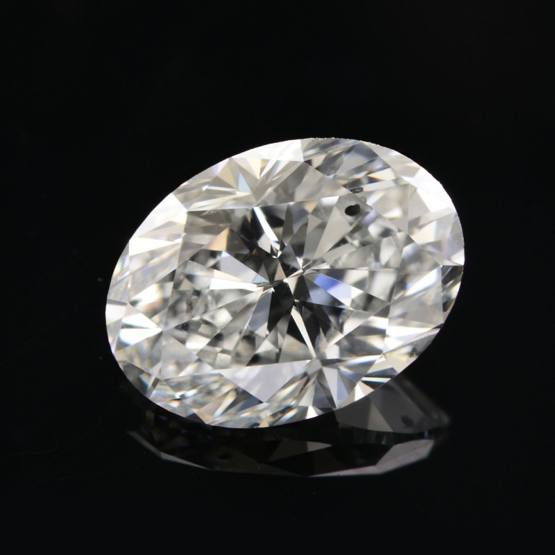 0.93 carat, J Diamond, Oval Shape, SI1 Clarity, GIA, SKU 145685