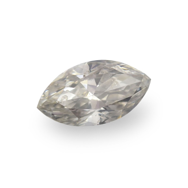 0.41 carat, Fancy Light Gray Diamond, Marquise Shape, I1 Clarity, IGI ...