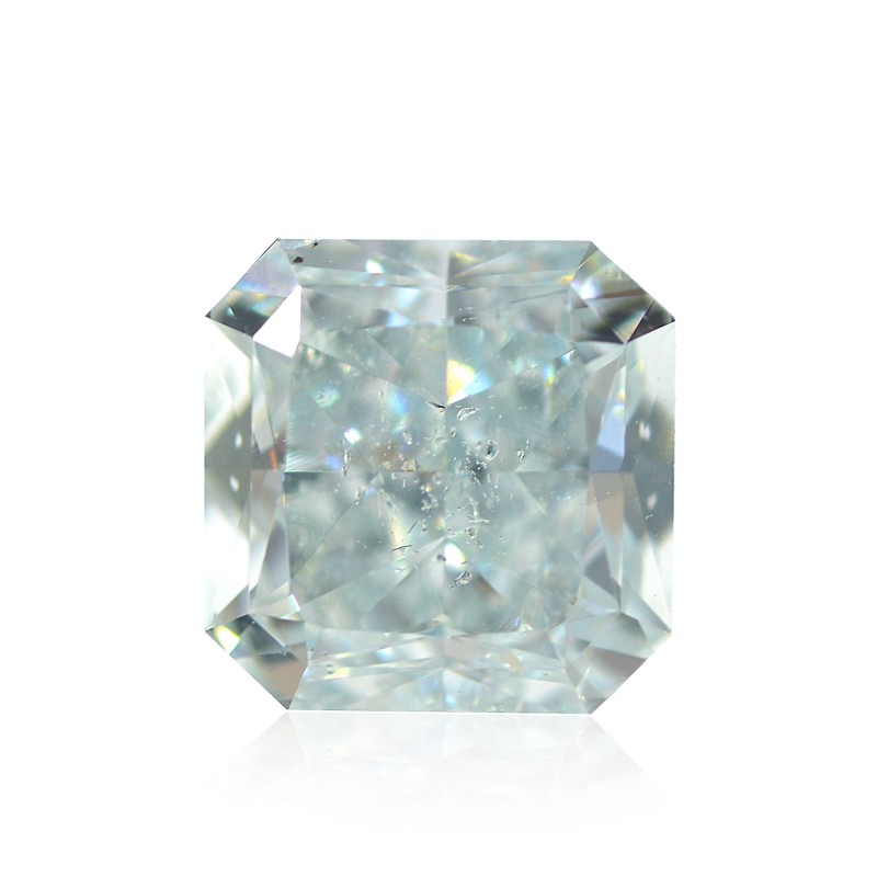 Fancy Light Greenish Blue Diamond