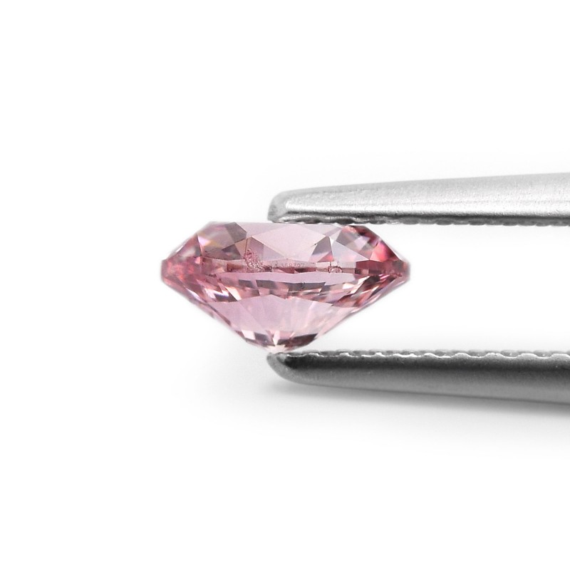 0.75 carat, Fancy Intense Pink Diamond, 4PR, Oval Shape, SI2 Clarity ...