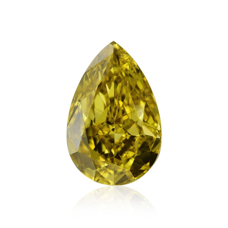 Fancy Deep Brownish Greenish Yellow Diamond