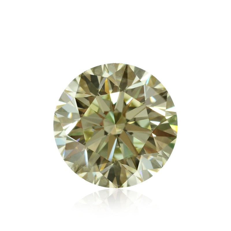 Fancy Light Grayish Greenish Yellow Diamond