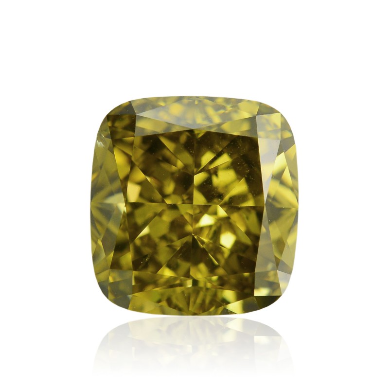 Fancy Deep Grayish Greenish Yellow Diamond