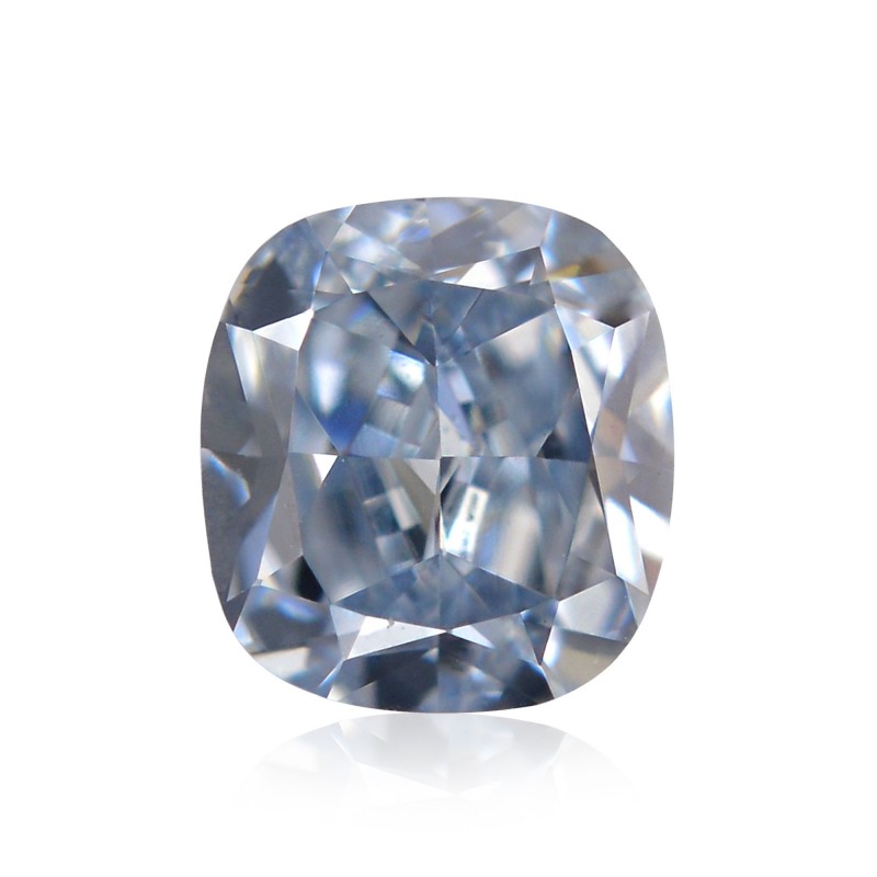 Blue Cushion Diamond