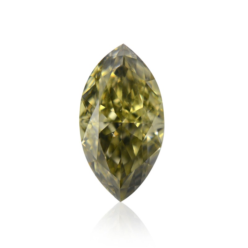 Fancy Grayish Greenish Yellow Diamond