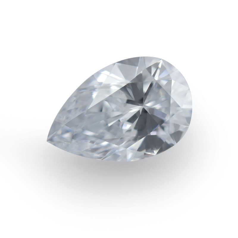 0.34 carat, Very Light Blue Diamond, Pear Shape, VVS1 Clarity, GIA, SKU ...