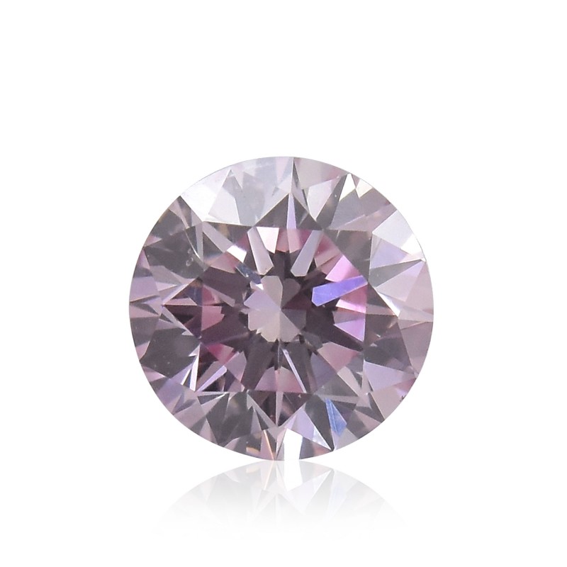 0 22 Carat Fancy Purplish Pink Diamond 7pp Round Shape Si1 Clarity