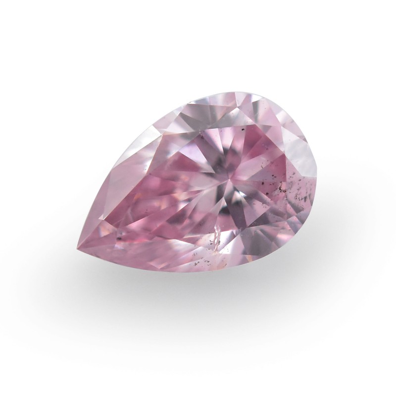 0.15 carat, Fancy Intense Purplish Pink Diamond, 6P, Pear Shape, SI2