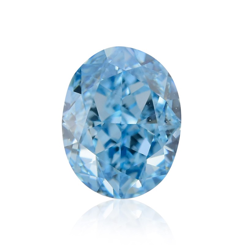 Fancy Vivid Greenish Blue Diamond