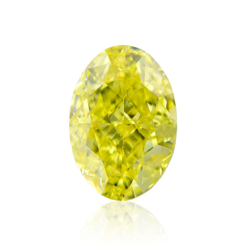 Yellow Oval Diamond