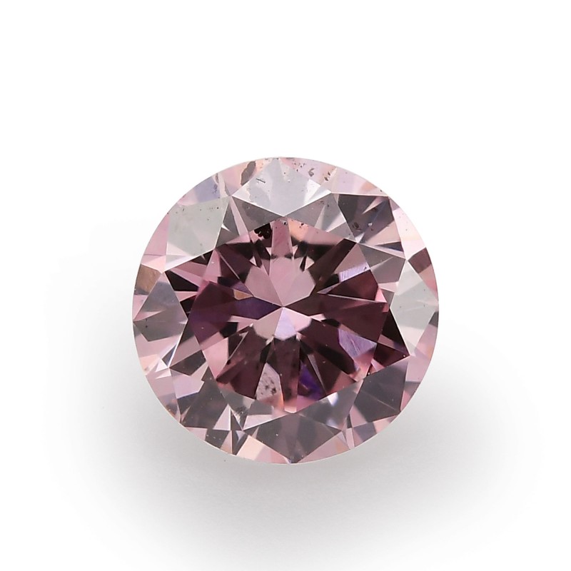 0.33 carat, Fancy Pink Diamond, Round Shape, SI2 Clarity, GIA, SKU 371831