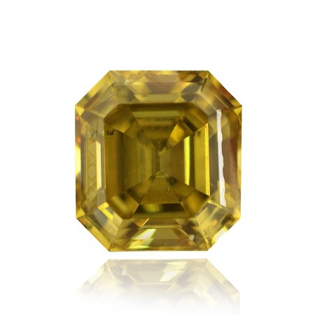 Fancy Deep Greenish Yellow Diamond