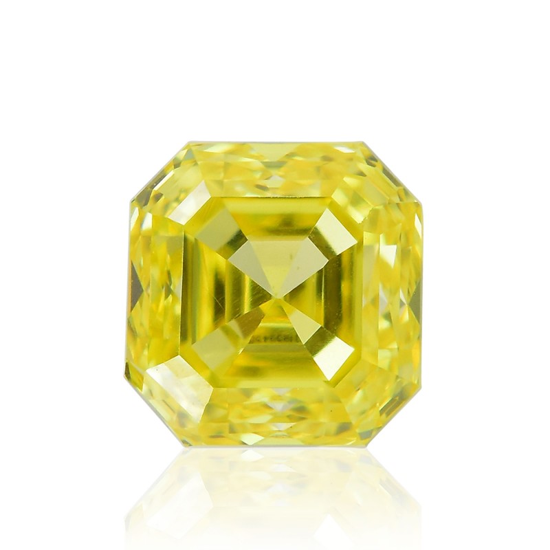Yellow Asscher Diamond