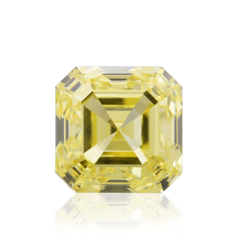 Yellow Asscher Diamond