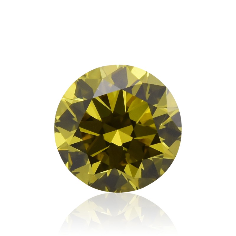 Fancy Deep Greenish Yellow Diamond