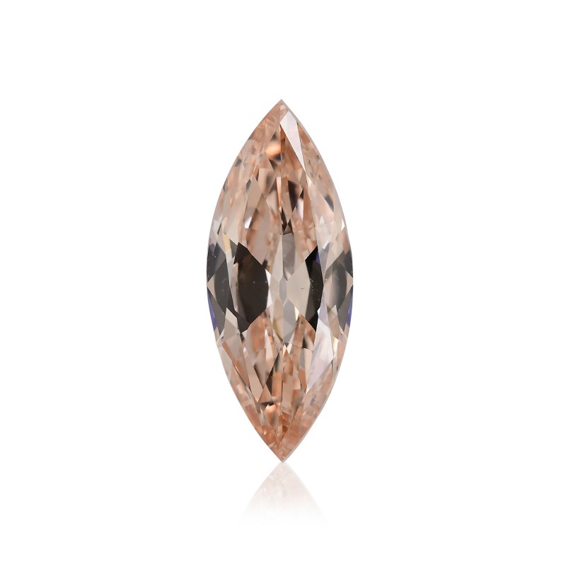 orangy pink diamond