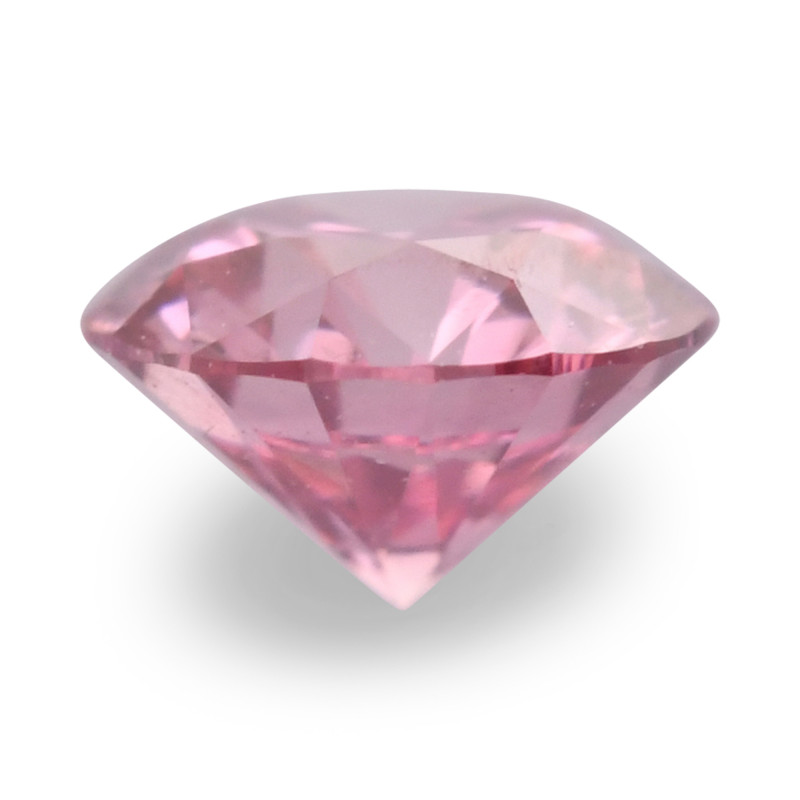 0.15 carat, Fancy Deep Pink Diamond, 3P, Round Shape, SI2 Clarity, GIA ...