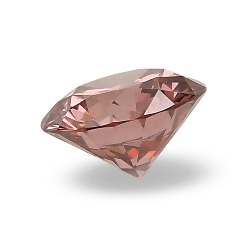 0.15 carat, Fancy Deep Pink Diamond, 3PR, Round Shape, VS2 Clarity ...